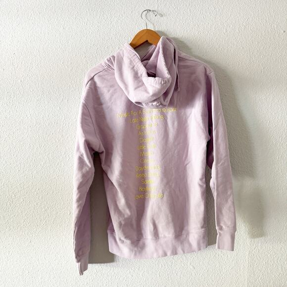Harry Styles Love on Tour Harry's House Setlist Lavender Hooded Sweatshirt - Picture 4 of 6